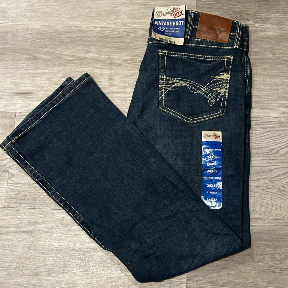 Men’s Wrangler Vintage Boot Cut Jeans